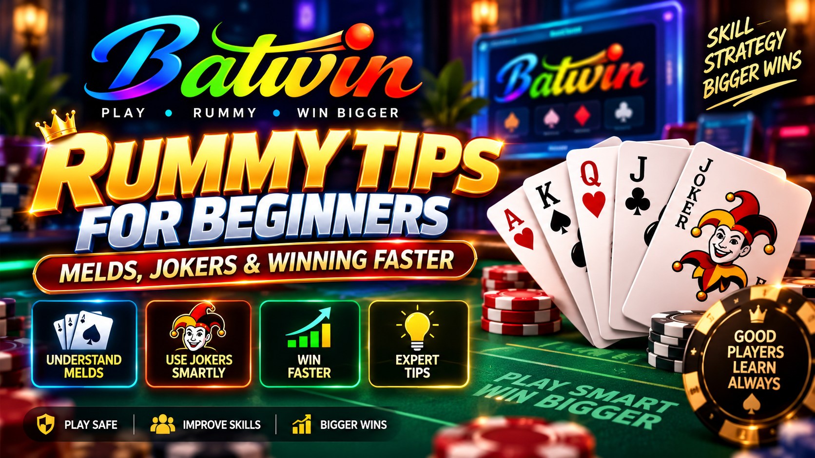 Rummy Tips for Beginners — melds, jokers and winning faster on Batwin